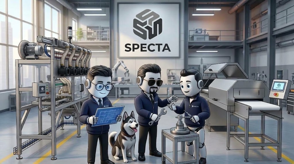 Specta ekibi üretim atölyesinde